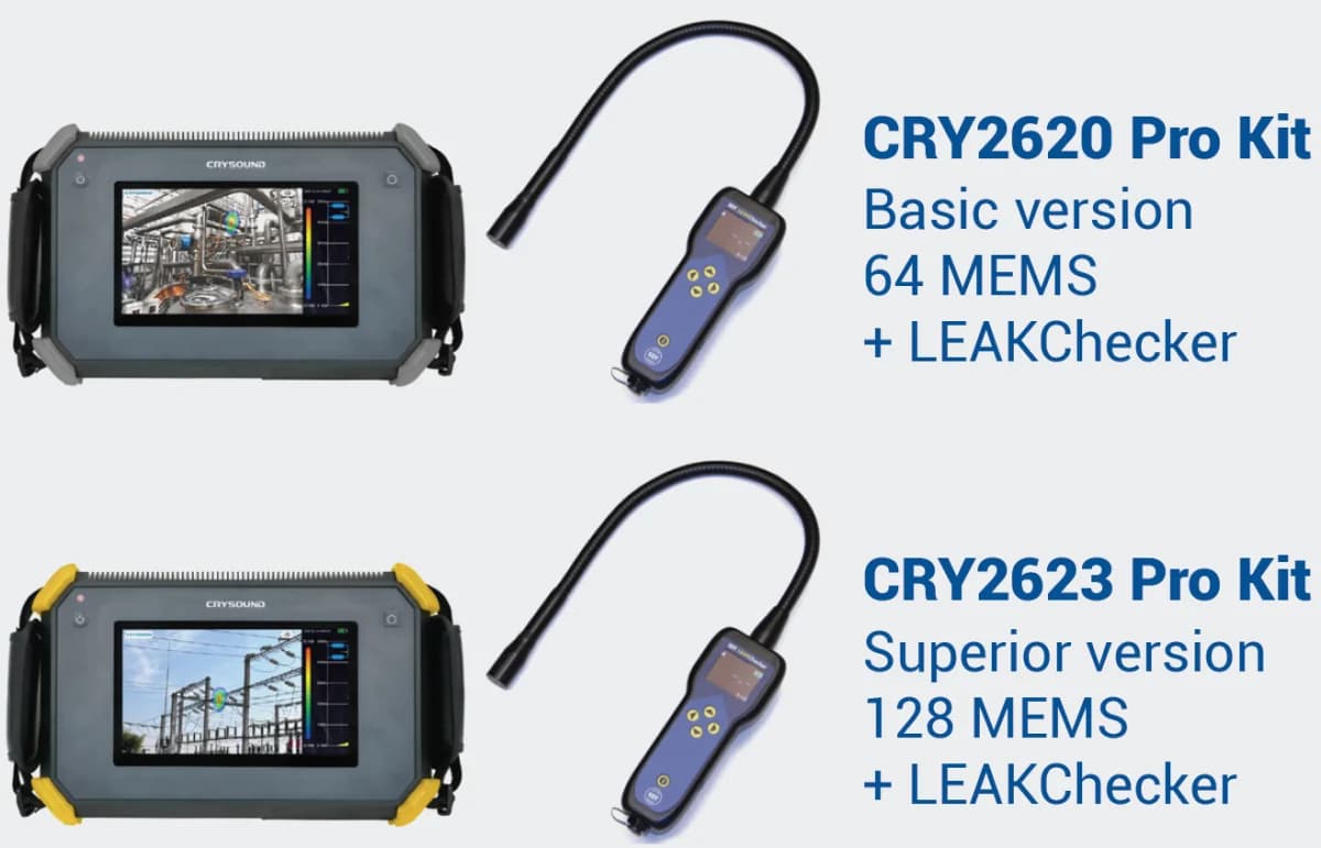 Crysound CRY2623 — Акустическая камера для утечек и частичных разрядов — Crysound