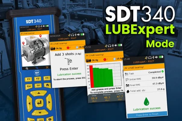 SDT340 LUBExpert Mode — интерфейс алгоритма LUBrain