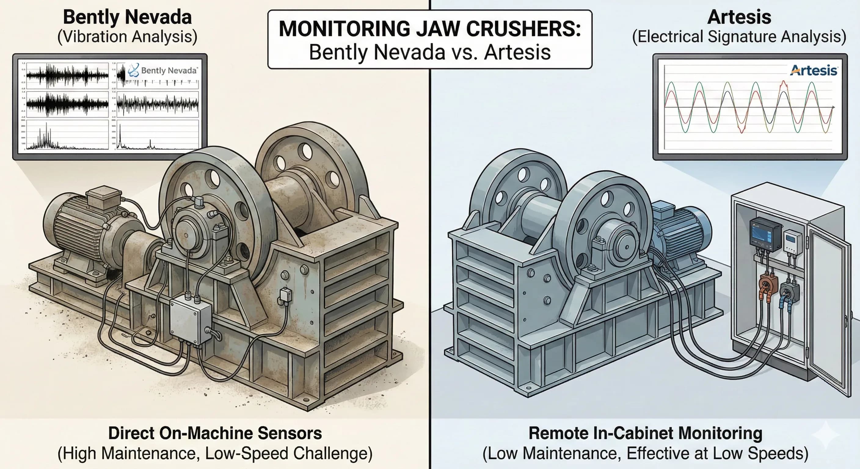 Jaw crusher predictive maintenance