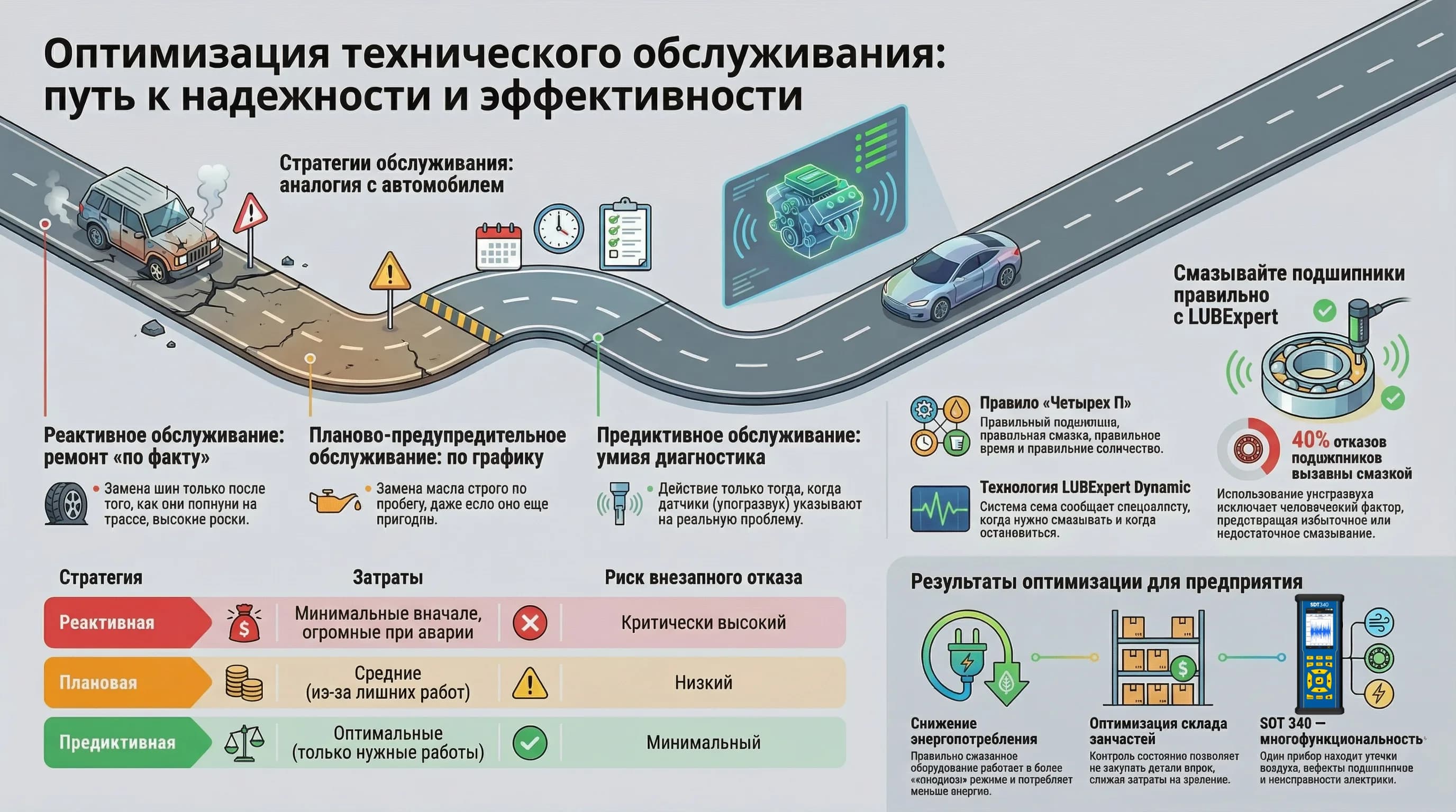 Техникалық қызметті оңтайландыру: ультрадыбыс және электр мониторинг