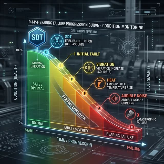 SDT 340 мультисенсорлық аналитика: дірілге дейін мойынтірек ақаулары