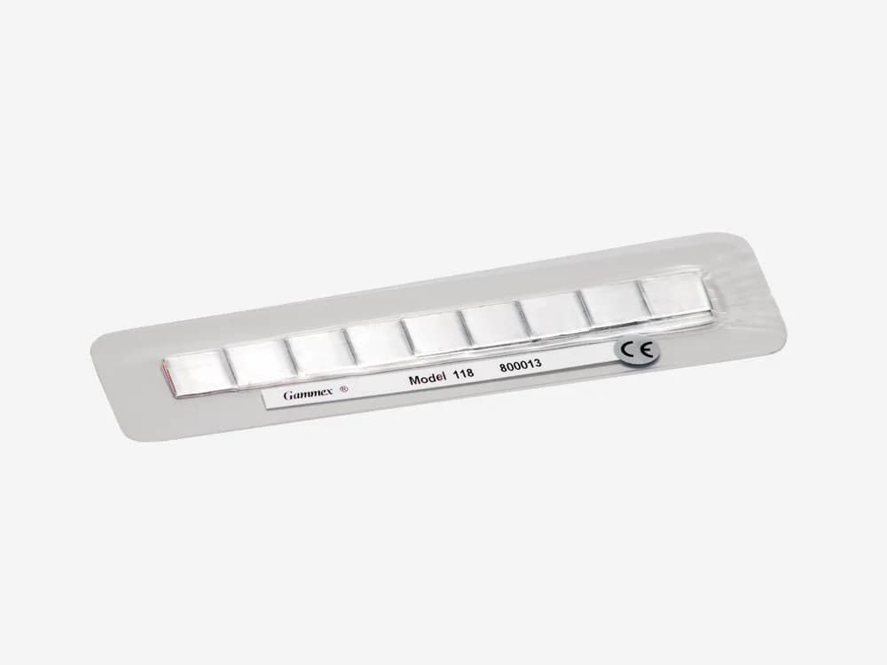 Ref.118 Mammographic Aluminum Stepwedge — тКЧ-9 Тест-объект контрастной чувствительности маммографическая лесенка