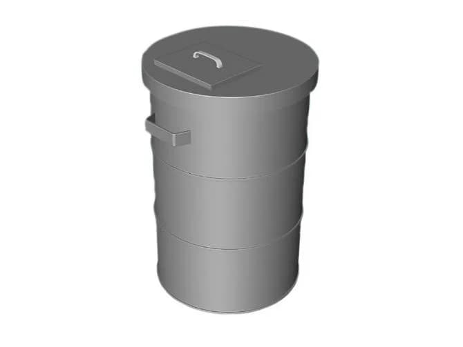 Shielded Decay Drums — экранированное мусорное ведро — НПП «Доза»