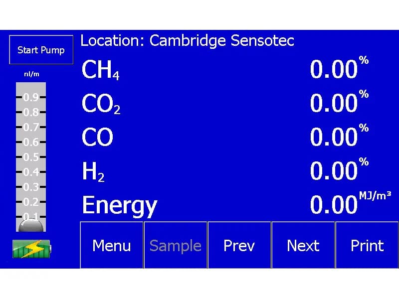 Rapidox 5100 — портативті syngas — Cambridge Sensotec