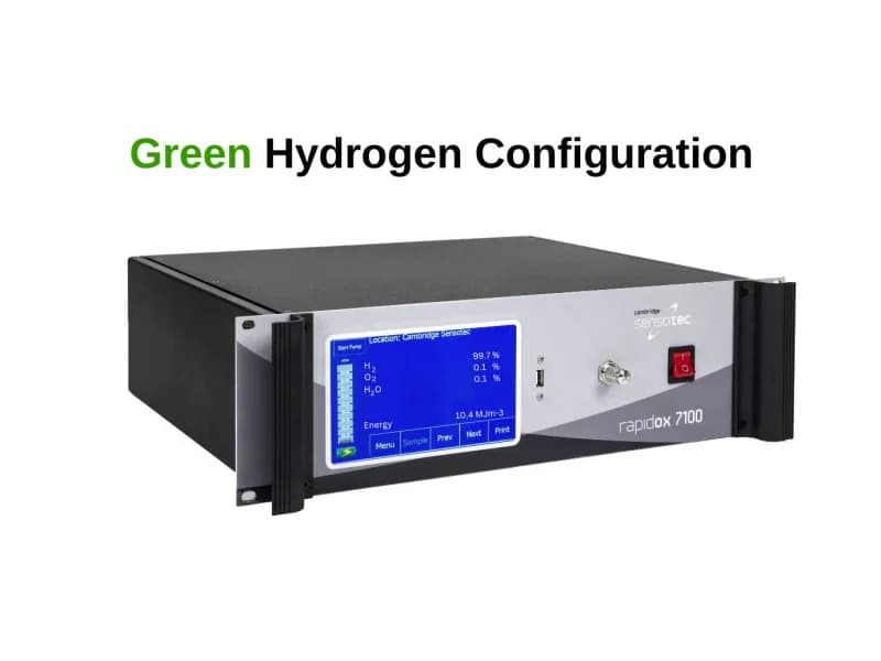 Rapidox 7100 Green Hydrogen — анализ «зелёного» водорода — Cambridge Sensotec