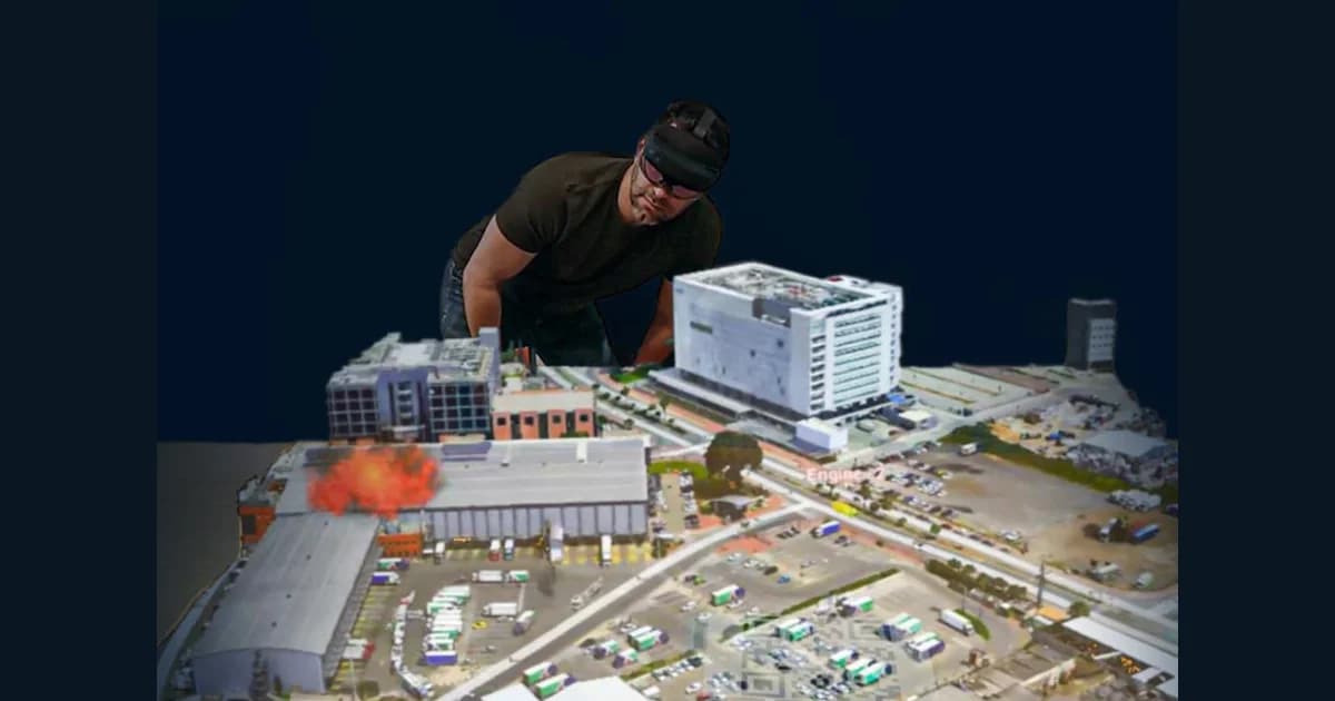 TerraExplorer Mixed Reality — a holographic 3D site model in HoloLens 2 — Skyline Software