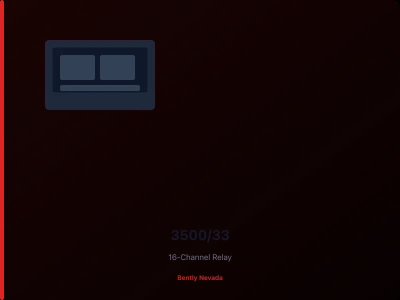 3500/33 — 3500 monitoring module — Bently Nevada