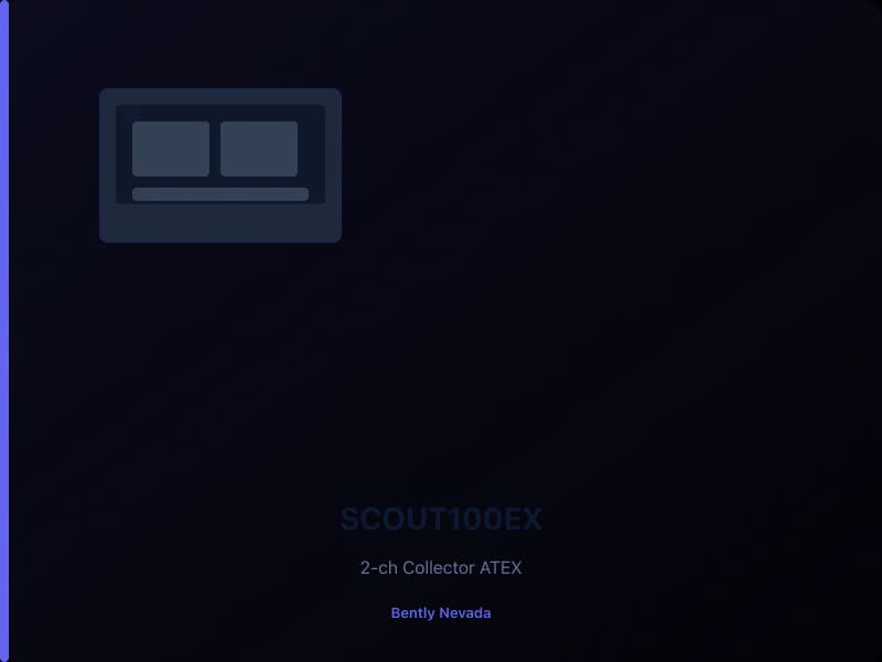 SCOUT100-EX — портативный коллектор и балансировщик — Bently Nevada