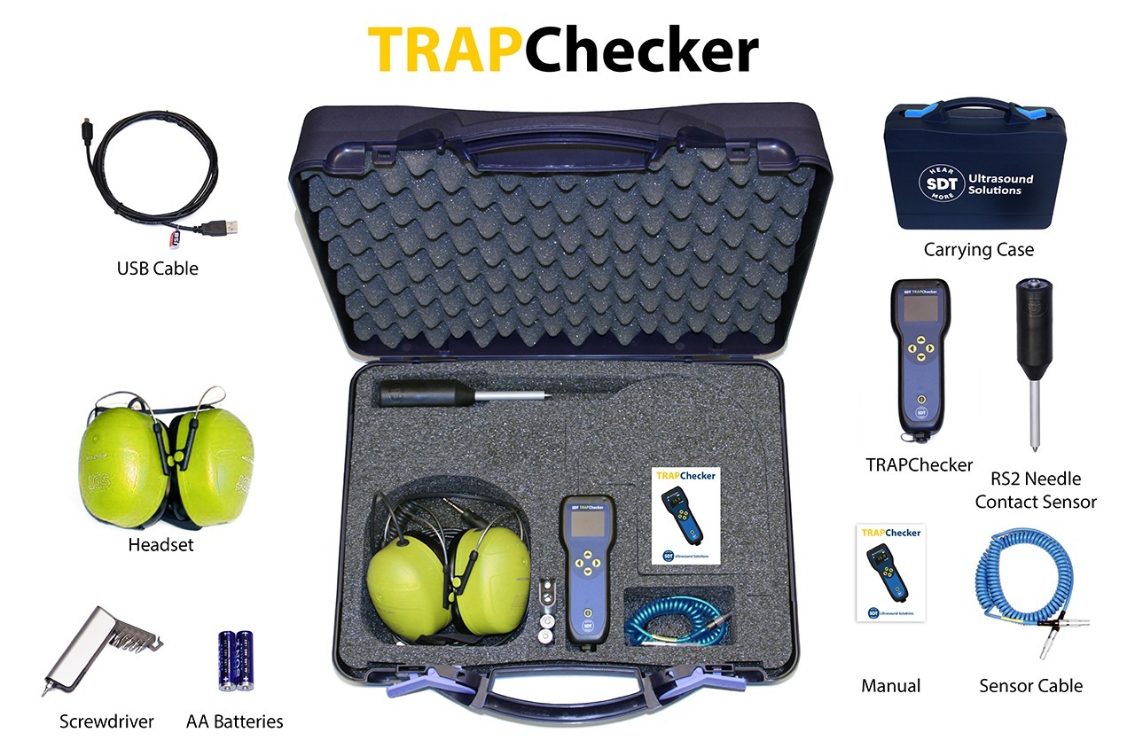 Комплект TRAPChecker с датчиком и наушниками